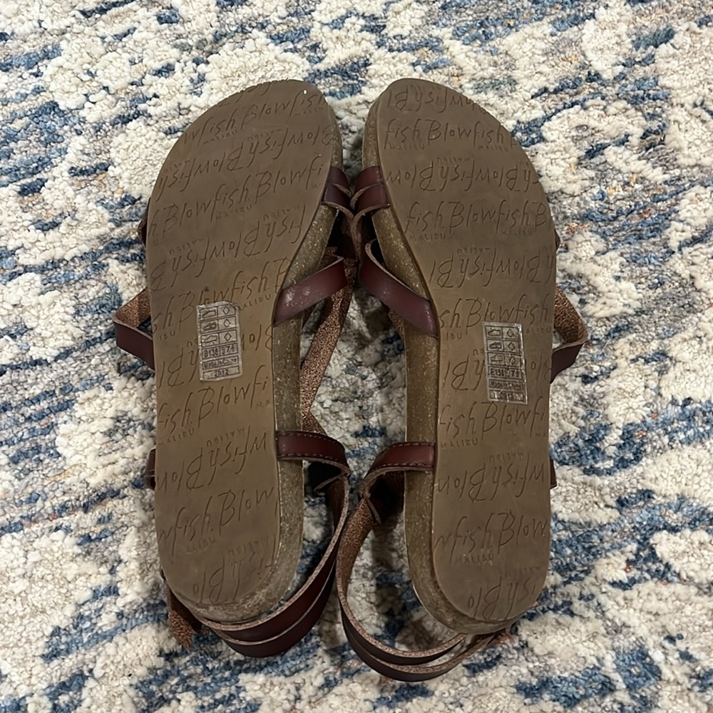Women's Blowfish Gineh Brown Strappy Sandals - Picture 5 of 7
